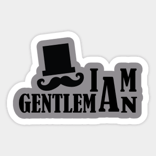 gentleman Sticker